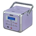 thumbnail image 1 of Reproductor de CD estéreo portátil Boombox Jensen CD-660 Lavender, 1 of 6