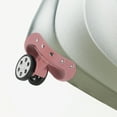 thumbnail image 2 of WEUVEB 2Pairs Rose Gold Suitcase Caster Wheels Replacement Quiet Smooth Swivel Design, 2 of 8