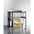 thumbnail image 2 of 30 Inches Wide All-In-One Kitchenette, stainless steel/black, 2 of 5