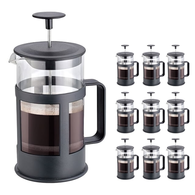 Cafetera Prensa Francesa ilios innova 350ml de vidrio 10 piezas