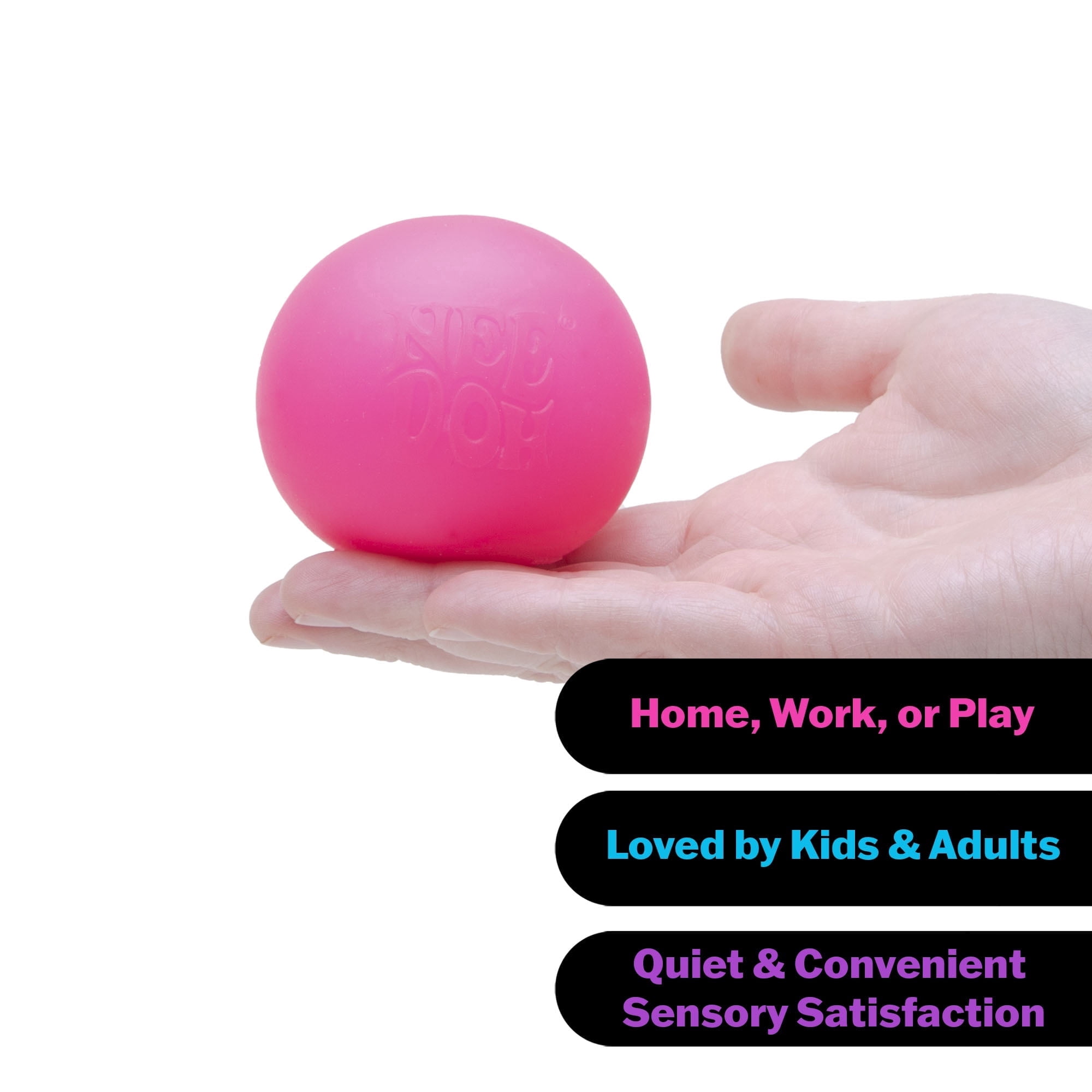 NeeDoh The Groovy Glob Color Change, Stress Ball, fidget, sensory ( 1 color chosen at random)