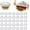 60Pcs, variant on Reusable Elastic Aluminum Foil Food Covers for 4-11 Inch Plates, Heat Insulating Fresh Keeping Lids for Bowls, Stretchy Tin Caps for Meal Prep, Picnics, Travel & Fridge Storage (60Pcs)