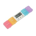 thumbnail image 3 of Electronic Medicine Box, Large Capacity Alarm Reminder Portable Tablet Box Food Grade Plastic With Timer For Travel 4 Grids, 3 of 8