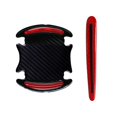 thumbnail image 2 of Reflective Car Door Handle Protector, Carbon Fiber Door Handle Film, Paint Scratch Protection Sticker, Easy Install, Universal Fit, 2 of 6