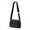 Black, variant on Triple Zip Small Crossbody Bag with Wide Guitar Strap, Crossbody Purse for Women Trendy