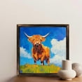 thumbnail image 6 of Highland Cow Sky Meadow Fluffy Fur Wooden Sign Wall Plaque - Vintage Art Decoration, Wall Decoration - Ideal Gift For Home Decoration, Living Room, Bathroom, Bedroom, Garden, Dining, Bar, Cafe, Fes, 6 of 7