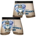 thumbnail image 3 of Australian Shepherd Proud Dad Happy Father's Day All Over Print Boxer Briefs Underwear for Men Dad Aussie Dog Lover Gifts - 02008, 3 of 6