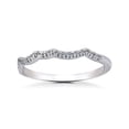 thumbnail image 2 of 1 1/6ct Diamond Infinity Engagement Wedding Ring Bridal Set 14K White Gold, 2 of 4