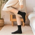 thumbnail image 5 of Luviess Fleece Cozy Socks, 5 Pairs Women's Mid-Calf Socks, Fleececozy Ultra Soft Velvet Slim Thermal Sock, 5 of 6