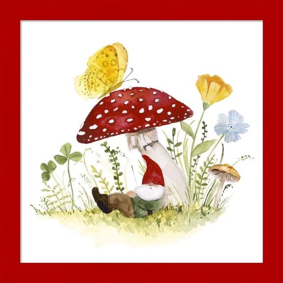 Great Art Now Garden Guardian II by Victoria Borges, Framed Wall Art, 14W x 14H