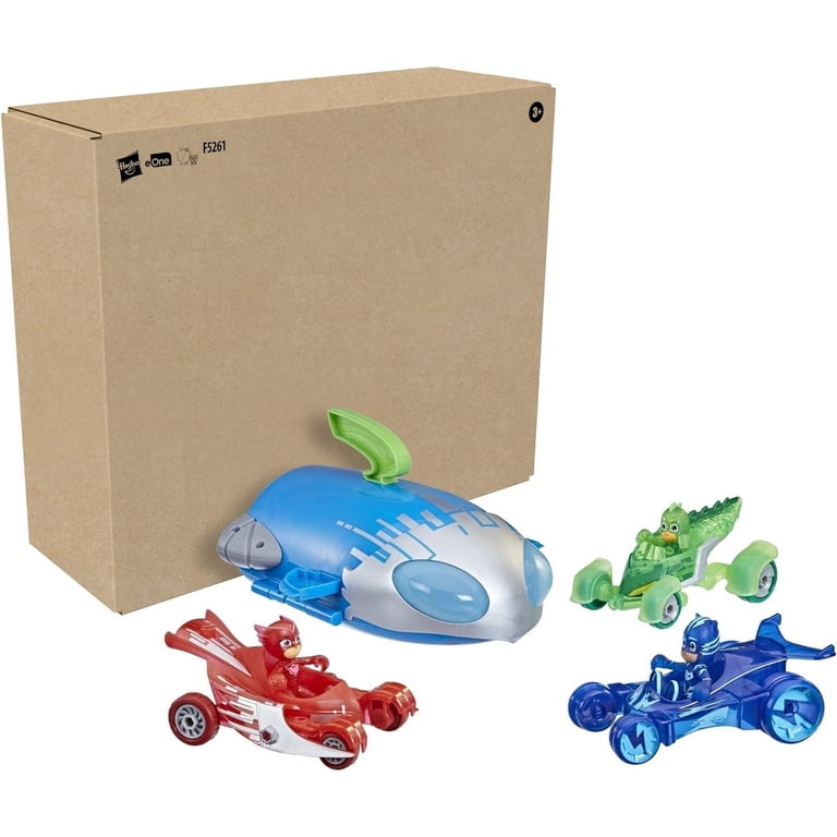 PJ Masks Ultimate Adventure Set 3ct Figures Vehicles Gekko Owlette