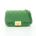 thumbnail image 1 of Pre-Owned CHANEL Matelasse Single Flap Shoulder Bag Leather Cotton Jersey Women's... (Good), 1 of 11