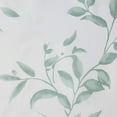 thumbnail image 4 of Cecily Shower Curtain, Luxurious Botanical Leaf Print, Modern Serene Bathroom Décor, Machine Washable Bath Privacy Screen, 72x72, Seafoam, 4 of 6