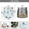 thumbnail image 2 of Yayeee Ashtray with Lid for Cigarette Smokeless Stainless Steel Home Ash Holder, Hockey Action Zone, 2 of 7
