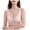 Pink, variant on Post Surgical Bra Front Closure, Front Snap Bras for Older Women Prosthetic Breast Cancer, Blue L