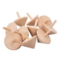 thumbnail image 4 of 10 Piezas De Peonzas Giratorias De Madera, Juguetes, Suministros De Arte, Regalo De Cumpleaños, Giroscopios De Mano, 4 of 9