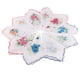 thumbnail image 2 of Paquete pañuelos blancos para mujer, pañuelos cuadrados , pañuelos florales jinwen Pañuelo de algodón blanco, 2 of 8