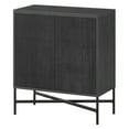 thumbnail image 7 of Evelyn&Zoe Brighton 28" Wide Rectangular Accent Cabinet, Charcoal Gray, 7 of 7