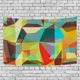 thumbnail image 1 of ABPHQTO Tapiz de fondo geométrico, decoración para colgar en la pared, decoración del hogar, sala de estar, dormitorio, 100x150 cm, 1 of 4