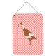 thumbnail image 1 of "Treasures Indian Runner Duck Pink Check Metal Print, 16hx12w, Multicolor" Caroline's Treasures BB7865DS1216, 1 of 1