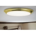 thumbnail image 2 of BRNF12LAJD1SB AFX Baron - 17W 1 LED Flush Mount In Contemporary Style-1.7 Inches Tall and 12 Inches Wide-Satin Brass Finish, 2 of 2