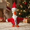 thumbnail image 6 of 7inch Desk Goose Outfits, Mini Christmas Goose Set with Christmas Hat,Glasses and Clothes,Mini Goose Christmas Decoration for Tabletop Display, 6 of 7