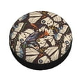 thumbnail image 2 of Kdxio Spare Tire Cover for RV Trailer, Waterproof Wheel Cover,Camper Spare Tire Cover Fit for Rv SUV Truck Travel Trailer -Vector Butterflies, 2 of 8