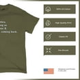 thumbnail image 4 of Tee Hunt Dear Algebra Stop Asking Us to Find Your X T-Shirt Funny Men's Tee, Military Green, 3X-Large, 4 of 5