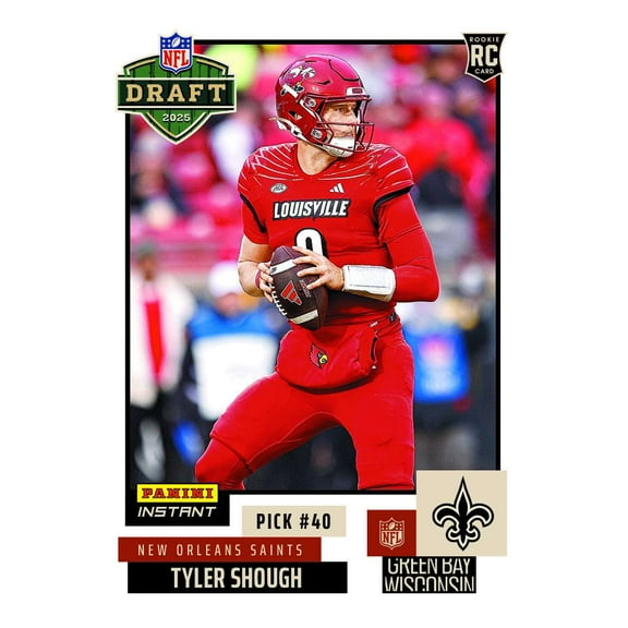 NFL 2025 Instant Draft Night Football   Tyler Shough #31 (Rookie)