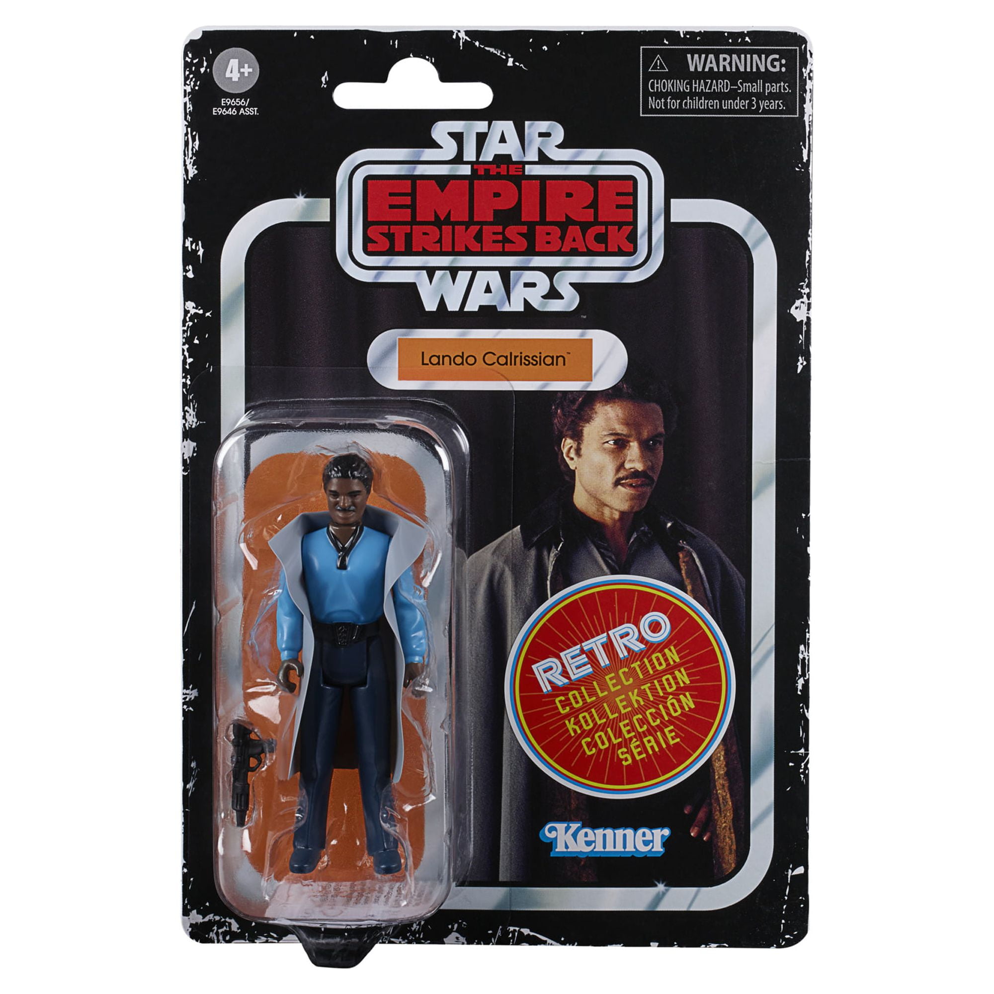 Star Wars The Empire Strikes Back: Retro Collection Lando Calrissian Kids Toy Action Figure for Boys and Girls (4")