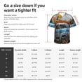 thumbnail image 6 of Lsque Rustic Vintage Truck Autumn pattern Hawaiian Shirt for Men, Unisex Summer Beach Casual Short Sleeve Button Down Shirts-3X-Large, 6 of 9