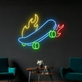 thumbnail image 3 of Handmadetneonsign Skateboard Neon Sign, Skateboard Led Signs, Skateboard Decor, Skateboard Sign, 3 of 5