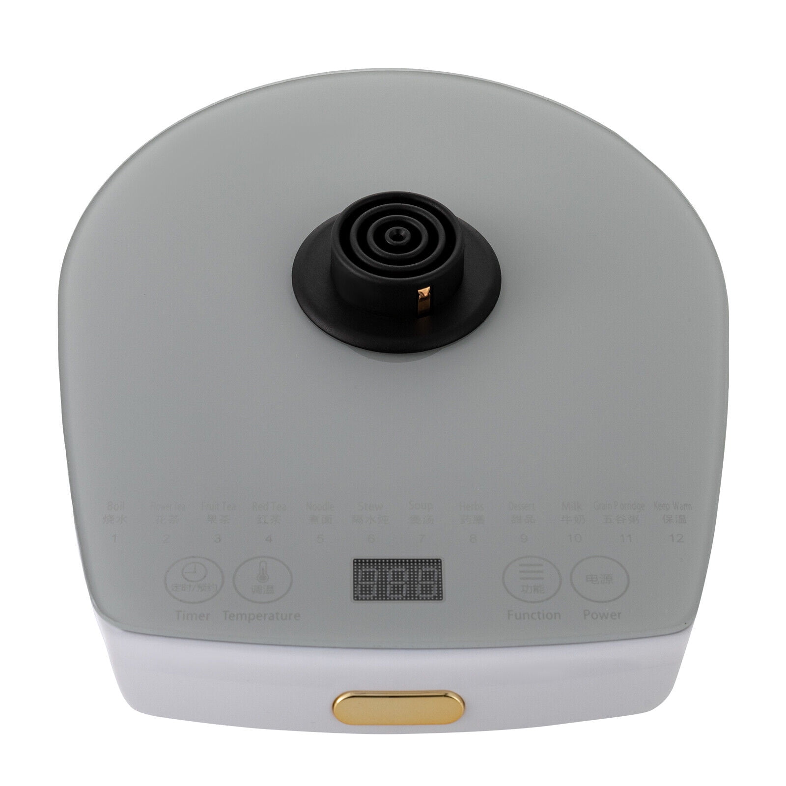 1.8L/0.48gal 800W Electric Kettle Glass Water Boiler Fast Boiling Tea Kettle Stainless Steel 40-90°C/104-194°F