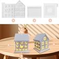 thumbnail image 4 of 1 Juego de Moldes de Silicona para Casa 3D para Resina, Hormigón, Casa de Mariposas, Portavelas, Molde, Adornos Decorativos en Forma de Casa, 4 of 5