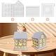 thumbnail image 4 of 1 Juego de Moldes de Silicona para Casa 3D para Resina, Hormigón, Casa de Mariposas, Portavelas, Molde, Adornos Decorativos en Forma de Casa, 4 of 5