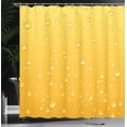 thumbnail image 4 of Ambesonne Yellow Shower Curtain, Ombre Like Beer Glass, 69"Wx75"L, Yellow, 4 of 5