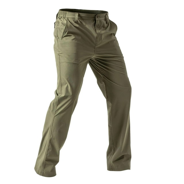 Yaoyar Mens Work Cargo Pants Tactical Hiking Pants with Pockets for Men Water Resistant Outdoor Fishing Farm Pants