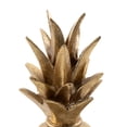 thumbnail image 6 of DecMode Gold and Mirror Glamorous and Coastal Pineapple Table Top Décor with Textured Base, 5"W x 5"L x "15H, Featuring Diamond Glass Cut-Outs, 6 of 15