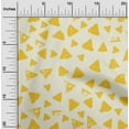 thumbnail image 2 of oneOone Polyester Spandex Yellow Fabric Geometric Fabric For Sewing Printed Craft Fabric By The Yard 56 Inch Wide, 2 of 4