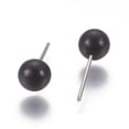 thumbnail image 2 of ABS Plastic Craft Doll Eyes for Needle Felting Dolls Amigurumi dolls Polymer Clay Projects with Stainless Steel Pins Black 15x5mm Pin: 0.6mm, 2 of 2