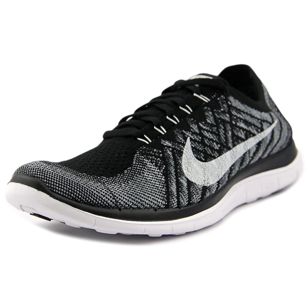 Nike - Nike Free 4.0 Flyknit Men Round Toe Synthetic Gray Running Shoe ...