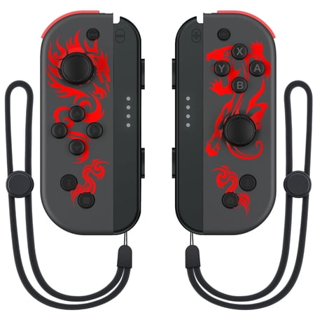 Game Controller for Nintendo Switch , Switch Joypad Controller (L/R) Support Turbo Function Compatible with Switch/Lite/OLED(Black)