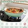 thumbnail image 5 of Ktaxon 5QT Enameled Cast Iron Dutch Oven with Upgraded Textured Handles, Candy-Shaped Sourdough Bread Baking Pot, Oven Safe to 500°F, Sage Green, 5 of 14