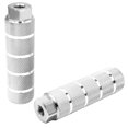thumbnail image 1 of Silver Clavijas de bicicleta de aleación de aluminio para estacas traseras de Mtb adecuadas para ejes de 3/8 pulgadas 26t, 1 of 5