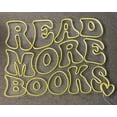 thumbnail image 3 of Glowneon Read More Book Neon Sign, Book Shop Library Wall LED Decor, 3 of 4