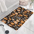 thumbnail image 3 of Halloween Pumpkin Doodle Pattern Flannel Non Slip Door Rugs,Washable Door Mats Indoor,Decorative Door Mats,Dirt-Resistant and Absorbent Doormat for Entrance,Bedroom,Kitchen,Bathroom,23.5x16in(60x40cm), 3 of 5