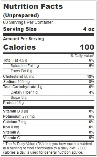 Heartland Catfish Quick Frozen Fish Fillet 15 pounds per case