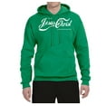thumbnail image 2 of Enjoy Jesus Christ and Thou Shalt Never Thirst Coke Parody | Mens Inspirational/Christian Hooded Sweatshirt Graphic Hoodie, Kelly, 2XL, 2 of 3