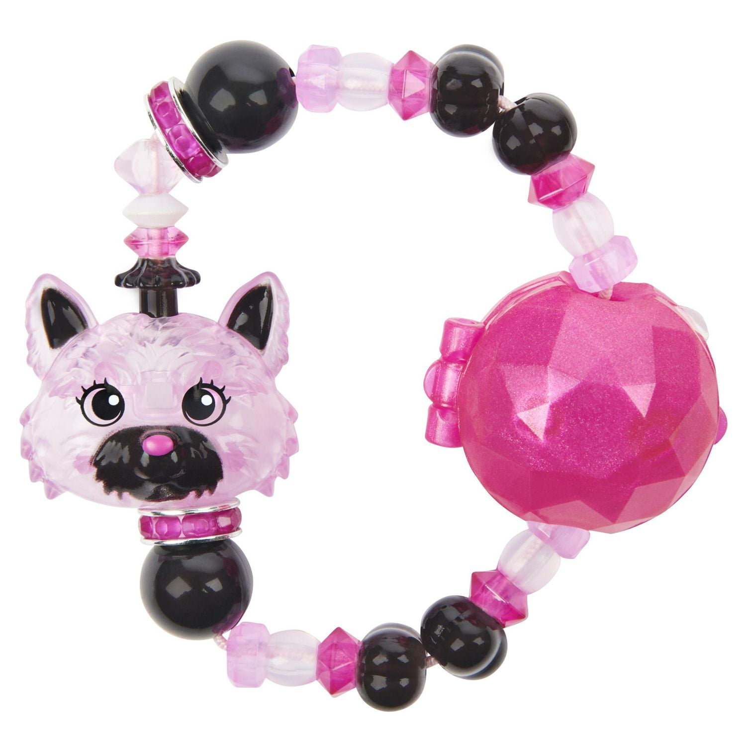 Twisty Petz Beauty, Série 6,Bracelet à collectionner Glowlips Terrier Pup avec brillant à lèvre, pour les enfants à partir de 4 ans