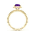 thumbnail image 2 of ANGARA Natural 1.35 Ct. Amethyst Solitaire Ring in 14K Yellow Gold for Women (Ring Size: 3.5), 2 of 9